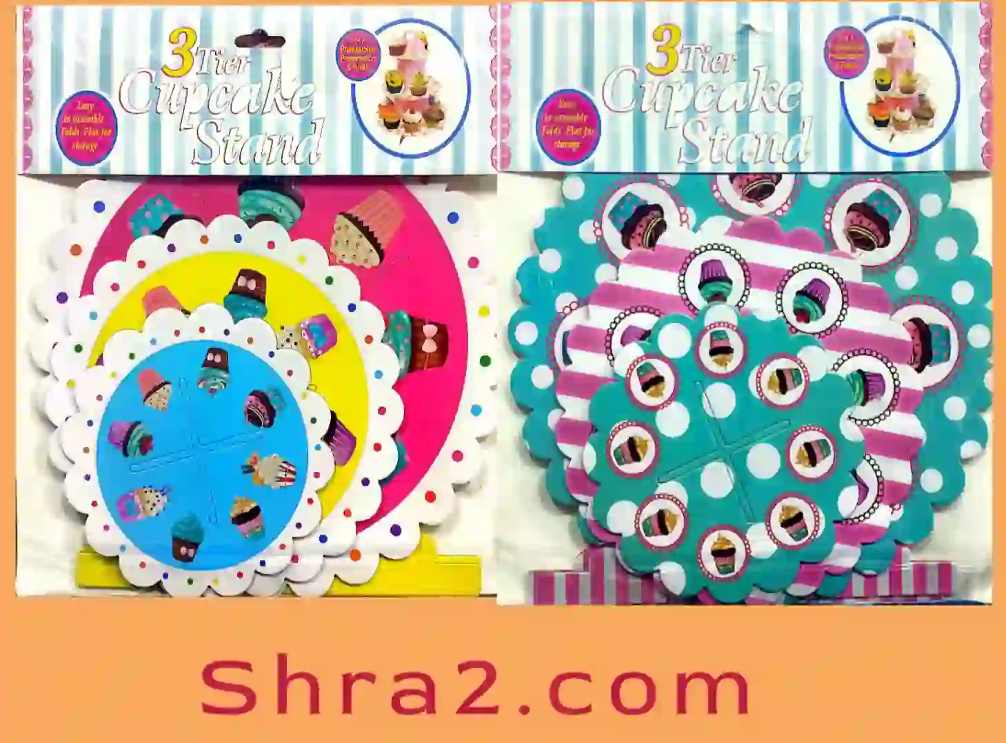 استاند كب كيك الوان متعددة